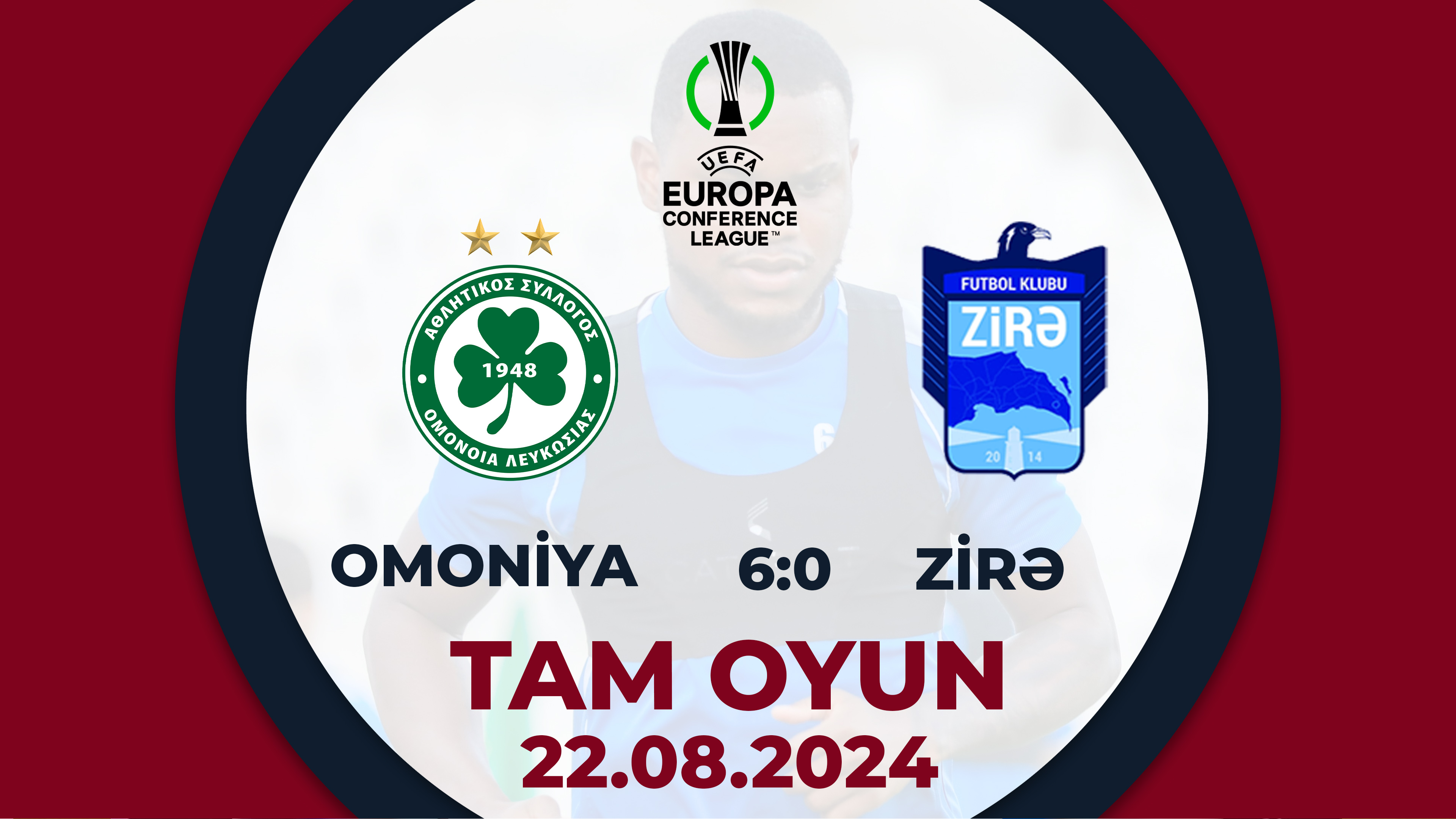 Omoniya 6:0 Zirə | UEFA Konfrans Liqası, play-off | TAM OYUN