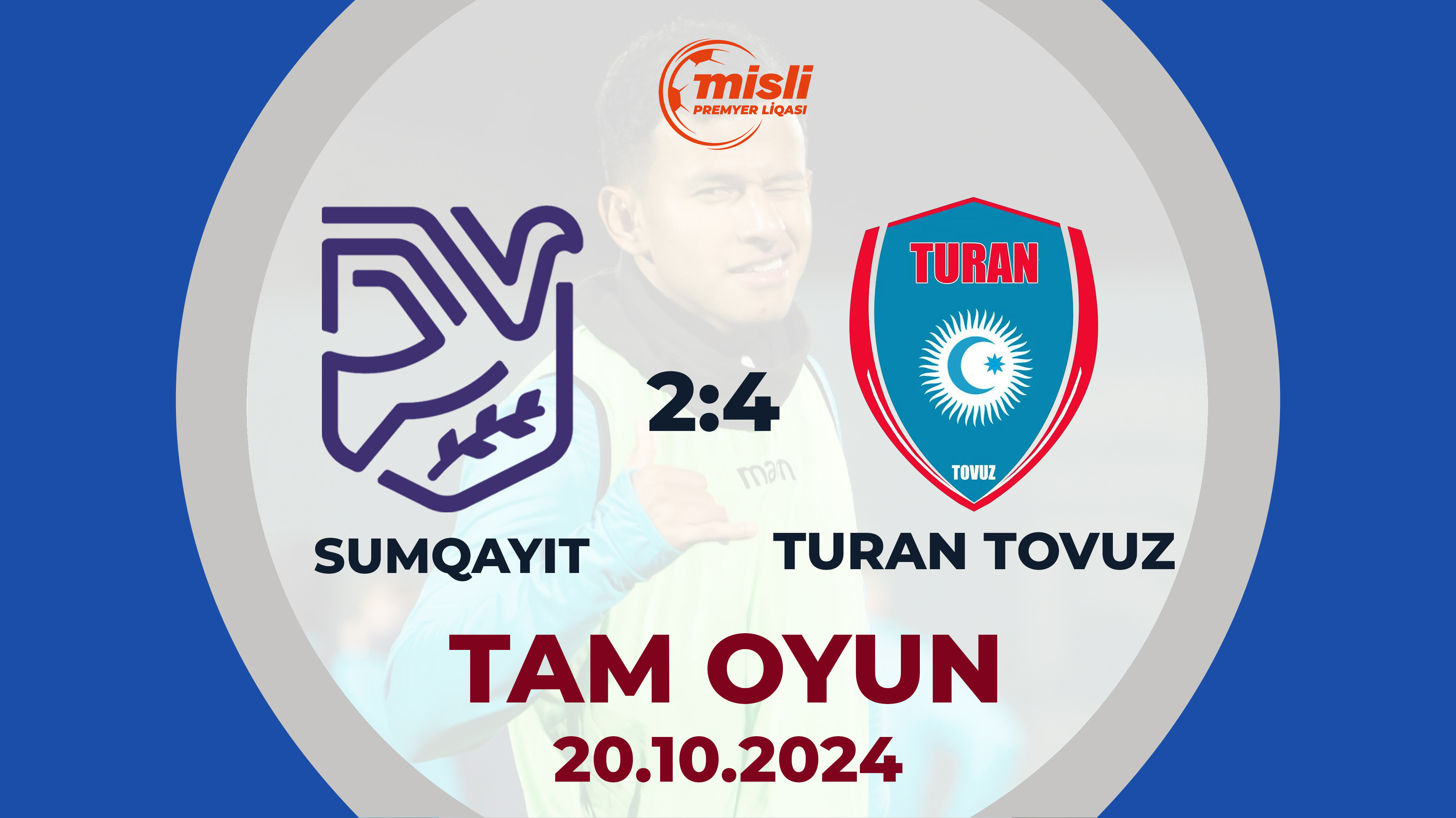 Sumqayıt 2:4 Turan Tovuz | Misli Premyer Liqası, 10-cu tur | TAM OYUN