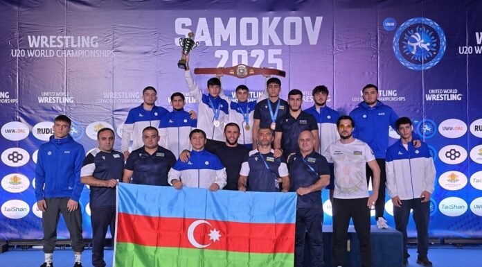 Yunan-Roma güləşçilərimiz dünya çempionatında komanda yarışında 3-cü yeri tutub
