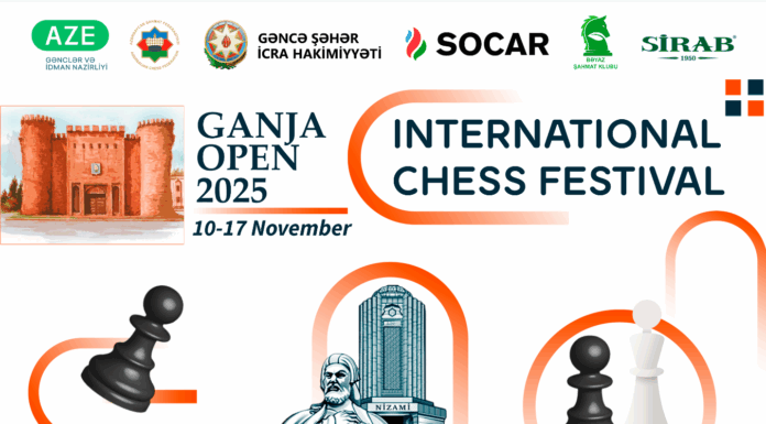 Şahmat üzrə “Ganja Open 2025” turniri keçiriləcək