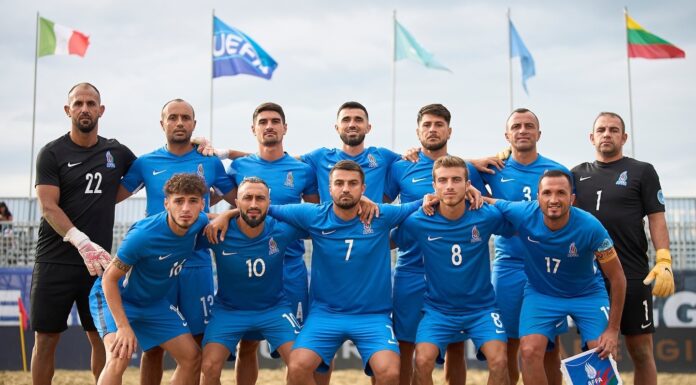 Çimərlik futbolu millimiz Avroliqada üçüncü oldu