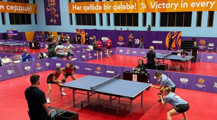 III MDB Oyunları: Stolüstü tennisçilərimiz növbəti medalı aktivinə yazıb