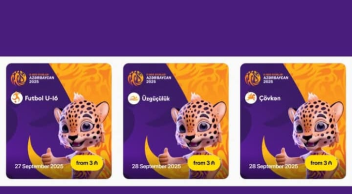 III MDB Oyunlarına bilet satışları başlayıb