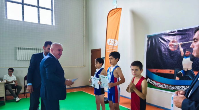 Şəhid Ümüd Qasımzadənin xatirəsinə həsr olunan ağırlıqqaldırma yarışı keçirilib