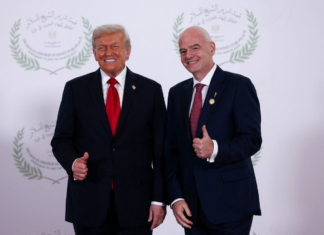 FIFA prezidenti Trampla birlikdə atəşkəs sammitində iştirak edib