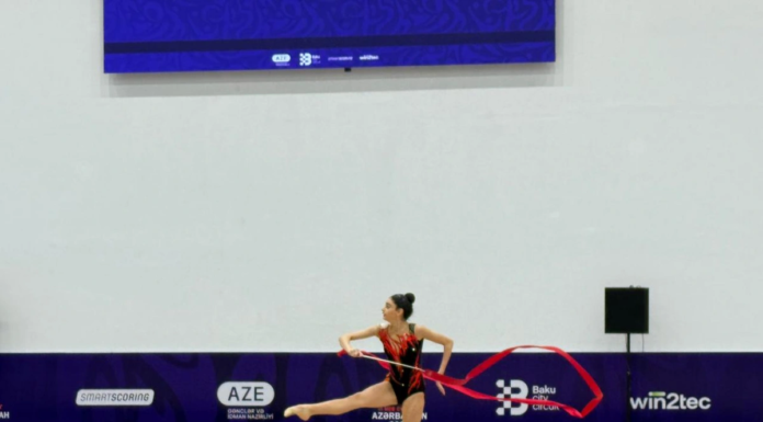 III MDB Oyunları: Bədii gimnastika üzrə milli bürünc medal qazandı