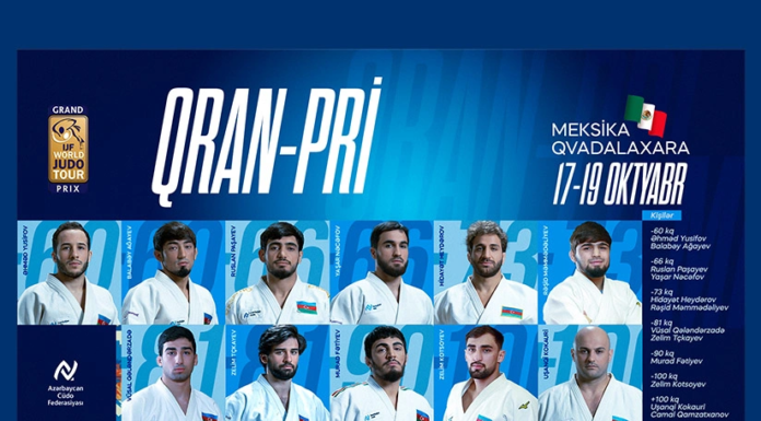 Meksika Qran-prisində iştirak edəcək Azərbaycan cüdo millisinin heyəti açıqlanıb