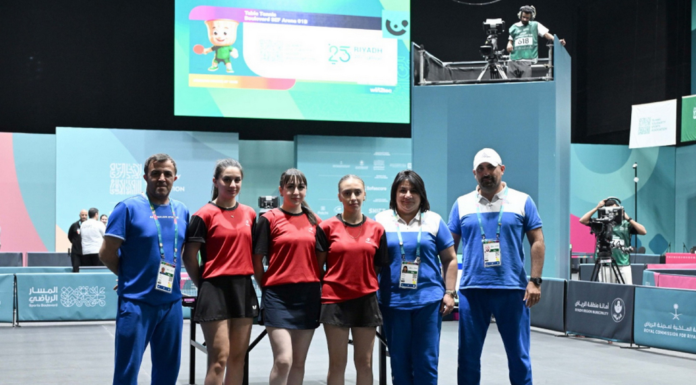 Stolüstü tennis millimiz İslamiadada 1/4 finala yüksəldi