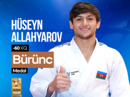 Cüdoçumuz Qran-Pri turnirində bürünc medal qazanıb