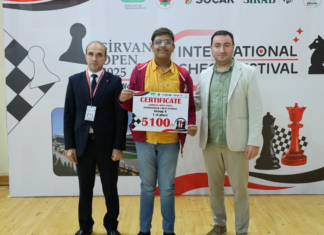 “Shirvan Open 2025” beynəlxalq şahmat festivalının qalibləri müəyyənləşib