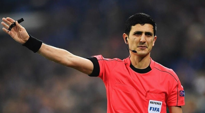 Əliya Ağayev cari mövsüm Misli Premyer Liqasında ən çox oyun idarə edən hakimdir