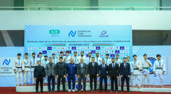 Cüdoçular arasında kata üzrə Azərbaycan çempionatı və birinciliyi keçirilib