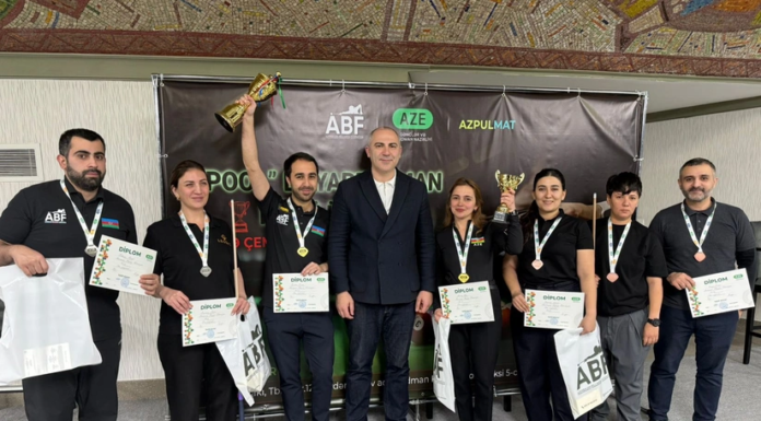 Bilyard üzrə Azərbaycan çempionatı keçirilib