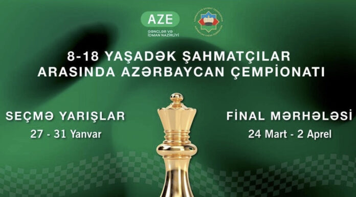 8-18 yaşadək şahmatçılar arasında ölkə çempionatı yeni formatda keçiriləcək