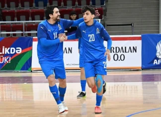 Futzal üzrə millimiz ikinci yoldaşlıq görüşündə qələbə qazanıb