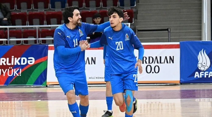 Futzal üzrə millimiz ikinci yoldaşlıq görüşündə qələbə qazanıb