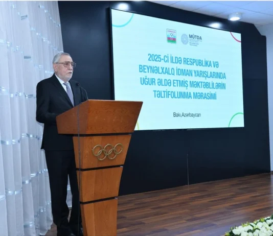 Milli Olimpiya Komitəsində təltifetmə mərasimi keçirilib