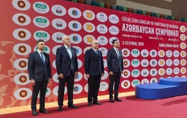 Gəncədə güləş üzrə Azərbaycan çempionatının açılış mərasimi keçirilib