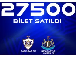 “Qarabağ” – “Nyukasl” matçına 27 500 bilet satılıb