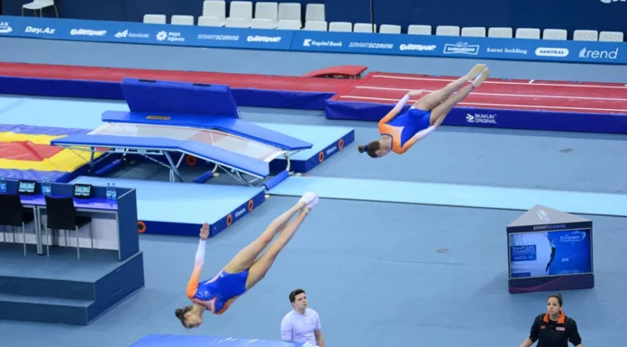 Bakıda batut gimnastikası və tamblinq üzrə Dünya Kuboku start götürüb