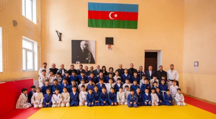 Qəbələnin Vəndam qəsəbəsində yeni cüdo zalı istifadəyə verilib