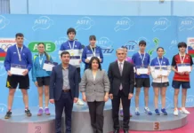 Stolüstü tennis üzrə Azərbaycan çempionatının qalibləri müəyyənləşib