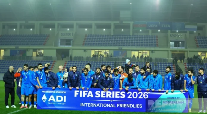 Futbol üzrə Azərbaycan millisi mükafatlandırılıb