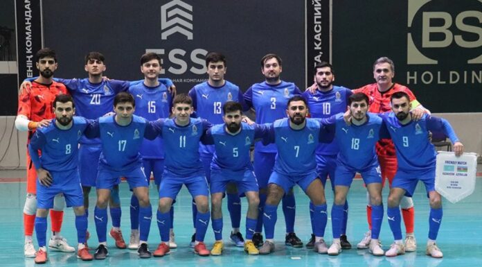 Futzal millimiz Qazaxıstanla ikinci yoldaşlıq oyununa çıxacaq