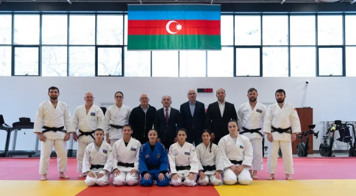 Avropa çempionatına qatılacaq Azərbaycan cüdoçuları ilə görüş keçirilib