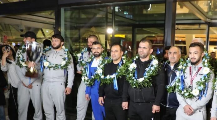 Avropa çempionatında iştirak edən güləşçilərimiz Vətənə qayıdıblar