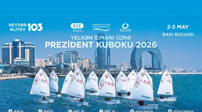 Bakıda yelkən idmanı üzrə “Prezident Kuboku” keçiriləcək