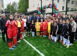 İsmayıllı şəhərində “Sağlam məhəllə” layihəsi çərçivəsində yeni idman zonası açılıb