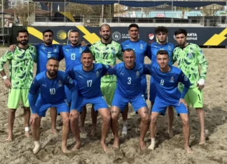 Azərbaycanın çimərlik futbolu millisi yenə Moldovadan güclü oldu