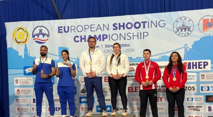 Güllə atıcılarımız Avropa çempionatında gümüş medal qazanıblar