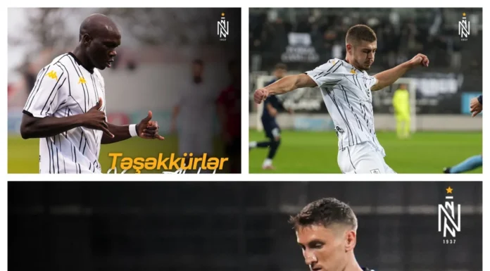 “Neftçi” üç futbolçusu ilə vidalaşıb