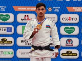 Cüdoçumuz Məhəmməd Musayev Avropa Kubokunda qızıl medal əldə edib