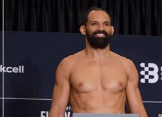 UFC-nin Bakıda təşkil olunacaq turnirindən əvvəl idmançıların çəkiölçmə mərasimi keçirilib