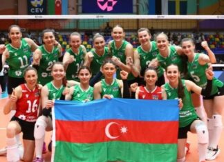 Azərbaycanın voleybol millisi Avropa Liqasında ilk qalibiyyətini əldə edib