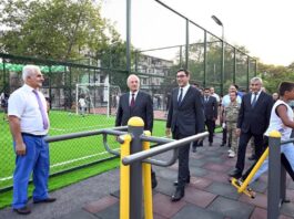 Naftalan, Samux və Mingəçevirdə yeni “Sağlam məhəllə” idman zonaları istifadəyə verilib