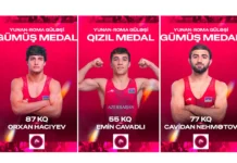 Azərbaycan güləşçiləri Avropa çempionatına 1 qızıl, 2 gümüş medalla başlayıblar