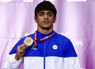 Azərbaycan güləşçisi Hacı Kərimov Avropa çempionu olub