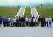 Rəşad Nəbiyev Qusarda təlim-məşq toplanışı keçən cüdoçularla görüşüb