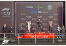 “Formula 2” üzrə Azərbaycan Qran-prisində sprint yarışının qalibi mükafatlandırılıb