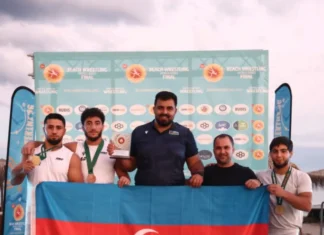 Azərbaycan millisi çimərlik güləşi üzrə Dünya Seriyasında birinci olub