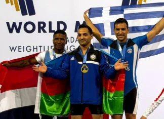 Usta ağırlıqqaldıranlarımız dünya çempionatında 2 qızıl, 1 gümüş medal qazanıblar