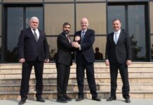 FIFA prezidenti Canni İnfantino Bakıya səfər edib