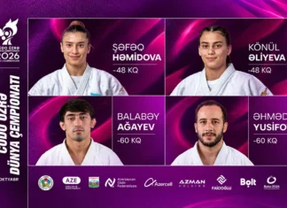 Cüdo üzrə dünya çempionatı: 4 təmsilçimiz mübarizəyə start verir